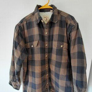 Man's Red Head lined shirt